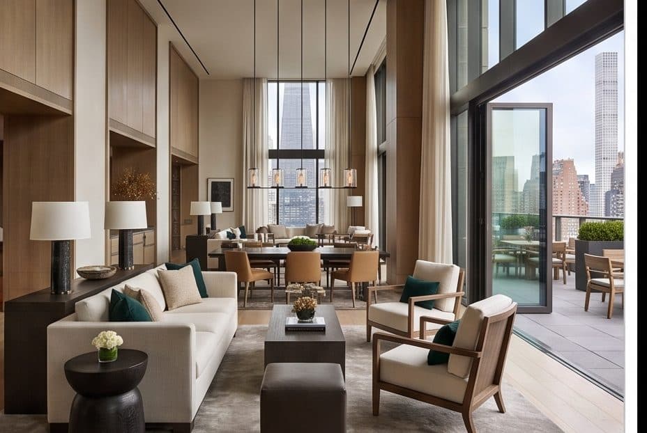 Aman New York suite interior